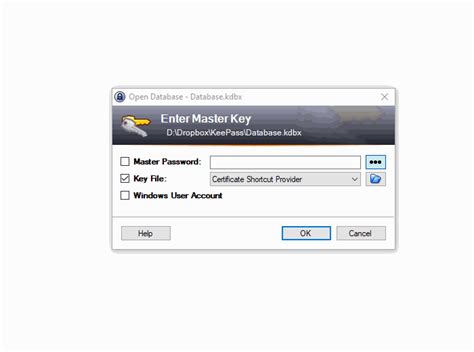 Unlocking KeePass with a SmartCard 